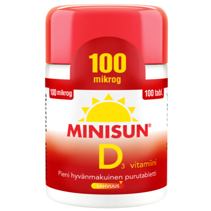 Витамин D3 Minisun 100 мкг в таблетках 100 шт.