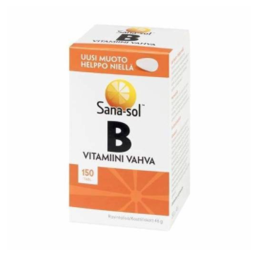 ORKLA HEALTH Sana-Sol Витамин B VAHVA 150 таблеток
