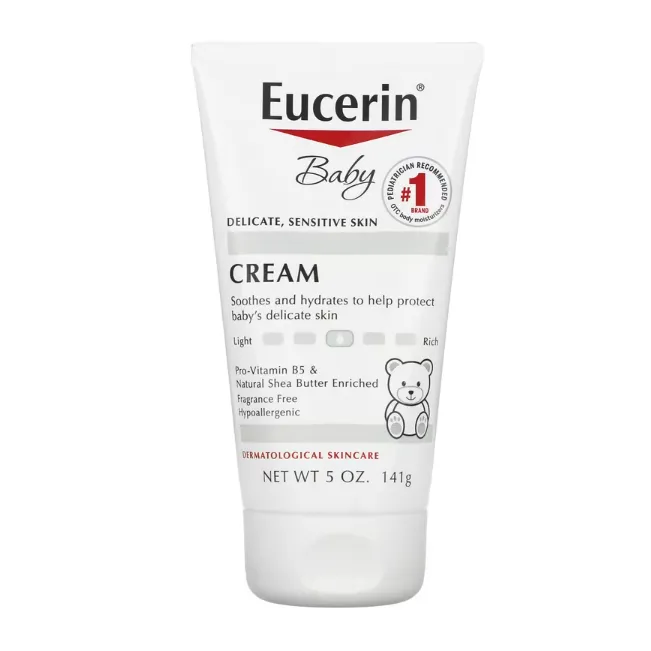 Детский крем для чувствительной кожи Eucerin без отдушек 141 г