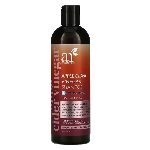 Шампунь для волос Artnaturals с яблочным уксусом и кокосовым маслом 355 мл