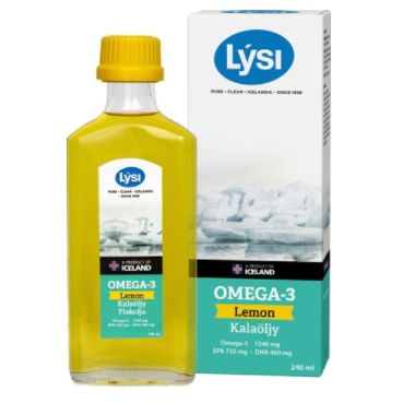  ORIOLA OY Lysi Рыбий жир Omega-3 со вкусом лимона 240мл