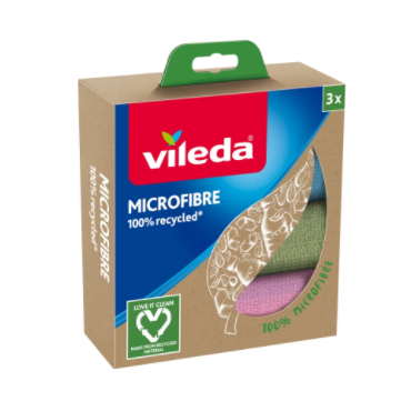 Салфетка из микрофибры Vileda 3шт 30х30