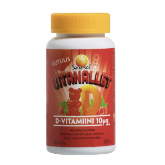 ORKLA HEALTH Sana-sol Vitanallet D-витамин 60 шт