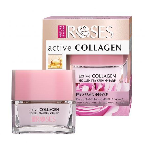 Active Collagen ночной гель-крем