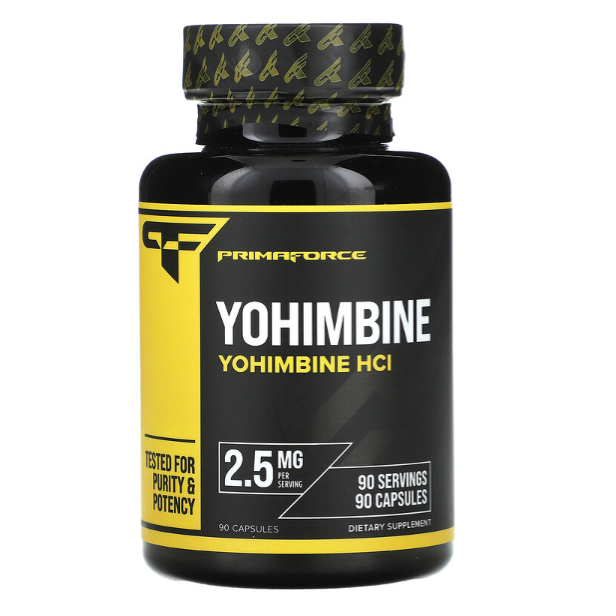 Йохимбин гидрохлорид Primaforce 2,5 мг для укрепления иммунитета и нервной системы в капсулах 90 шт.