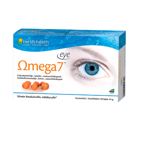 Omega7-Eye-valmiste витамины для глаз в капсулах 90 шт., витамины для глаз