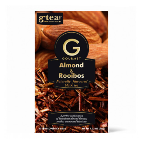 Чёрный чай в пакетиках G'tea Almond&Rooibos 20 шт