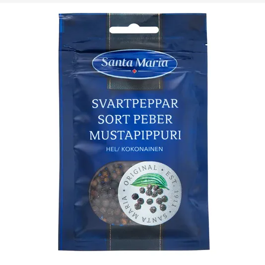 Специи Santa Maria Черный перец цельный 22г