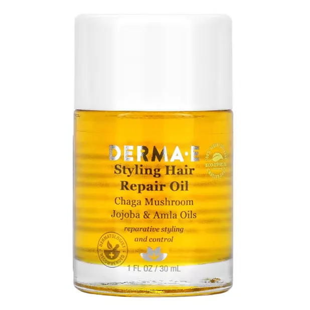 Восстанавливающее масло Derma E Styling Hair Repair Oil для укладки волос 30 мл