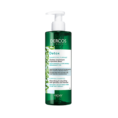 Глубоко очищающий шампунь Vichy Dercos Nutrients Detox для всех типов волос 250 мл