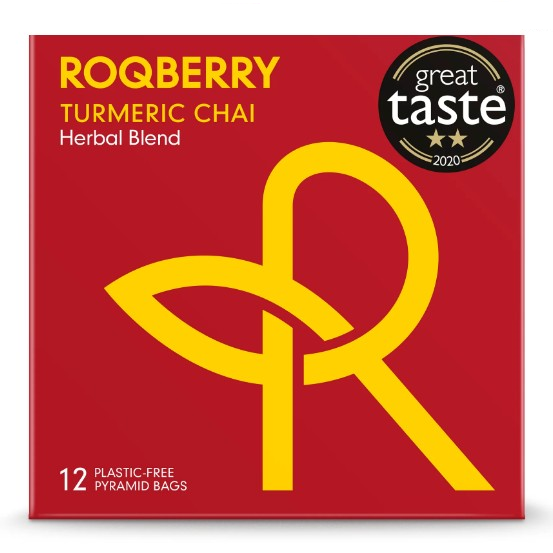 Травяной чай в пакетиках Roqberry Turmeric Chai 12 шт