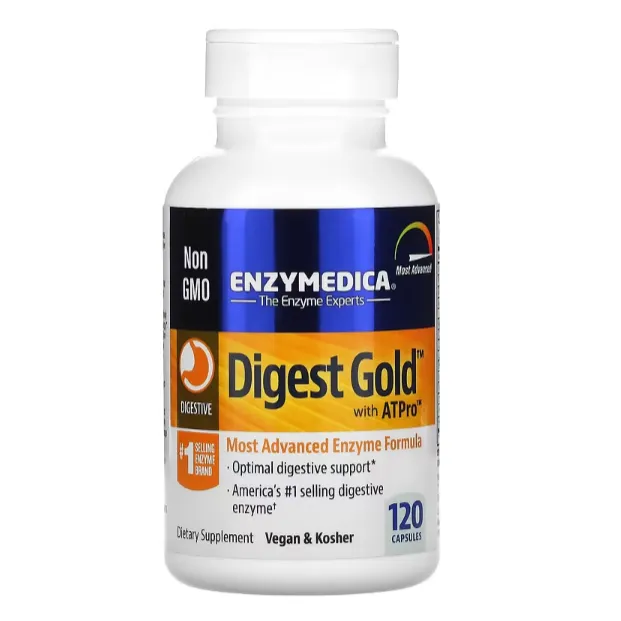 Ферменты для пищеварения Enzymedica Digest Gold с ATPro улучшенная формула в капсулах 120 шт.