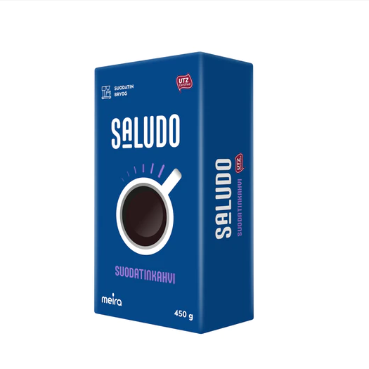 Кофе молотый Saludo 450г ср/п 