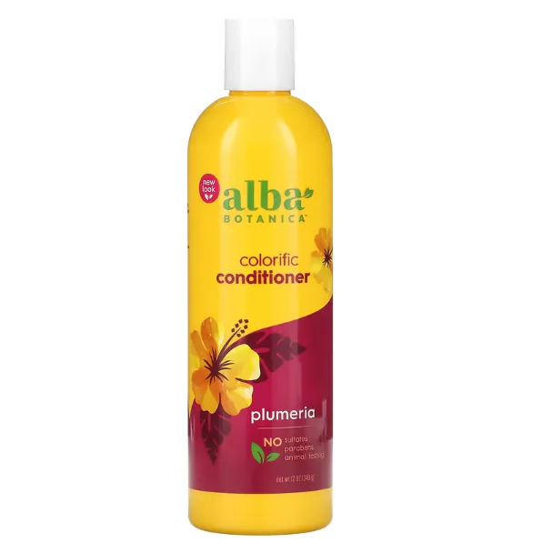 Восстанавливающий кондиционер Alba Botanica Plumeria для окрашенных волос 340 г