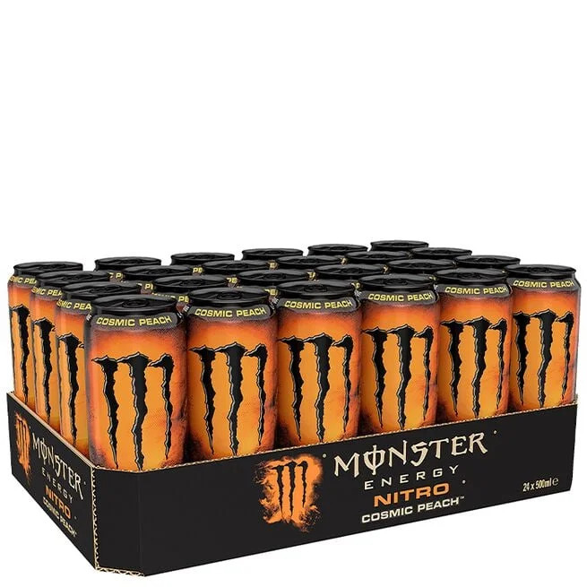 24 энергетических напитка Monster 50 мл Nitro Cosmic Peach