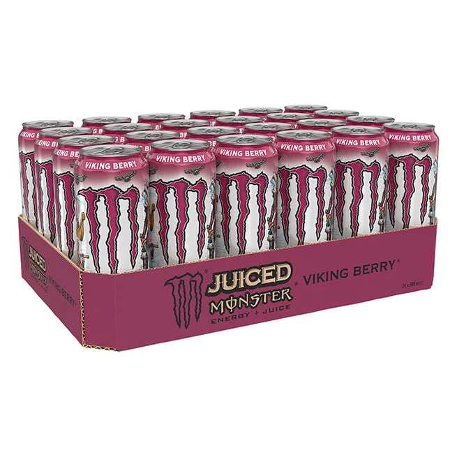 24 x Monster Energy, 50 мл, сок Viking Berry, 2 кроны, брюки Viking Berry