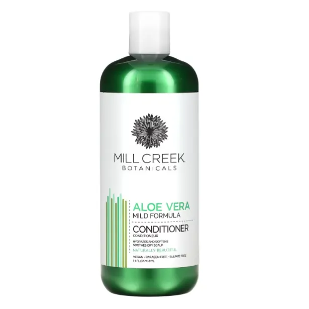 Увлажняющий кондиционер для сухих волос Mill Creek Botanicals с алоэ вера 414 мл