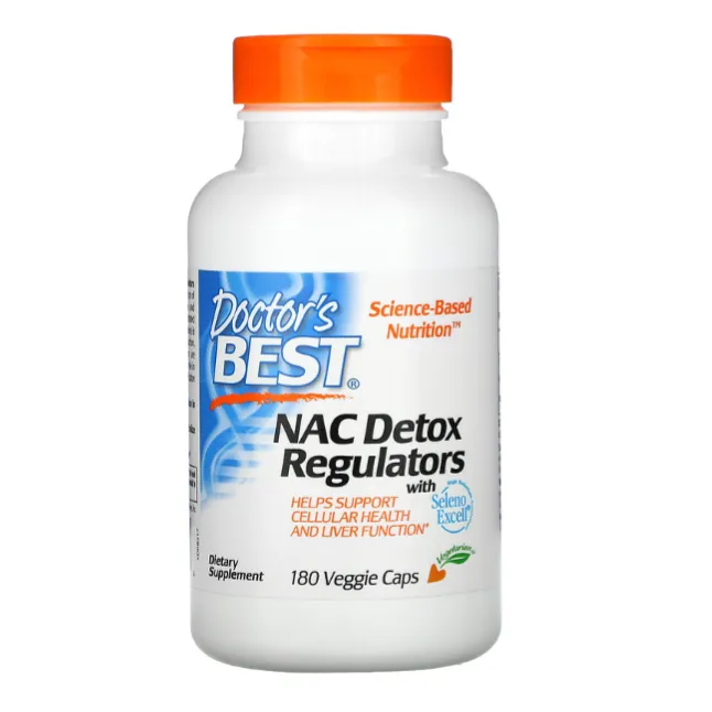 Регуляторы детоксикации NAC Doctor's Best в капсулах 180 шт.
