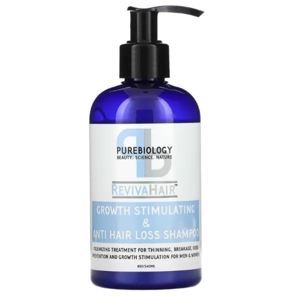 Укрепляющий шампунь Pure Biology Reviva Hair для стимуляции роста волос 240 мл