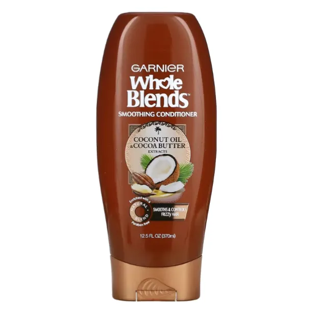 Кондиционер для вьющихся волос Garnier Whole Blends с маслами кокоса и какао 370 мл