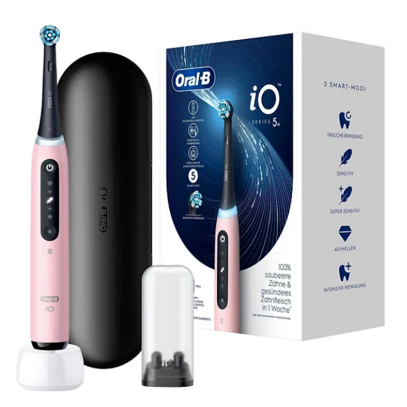Электрическая зубная щетка Oral-B iO Series 5 розовая, Oral-B iO Series 5, Oral-B