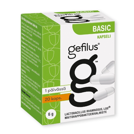Молочно-кислые бактерии Gefilus Basic в капсулах 20 шт.