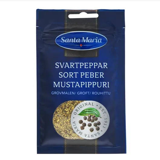 Специи Santa Maria Перец черный молотый 18г