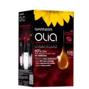 Стойкая крем-краска для волос Garnier "Olia" 6.66 Extra Deep Red