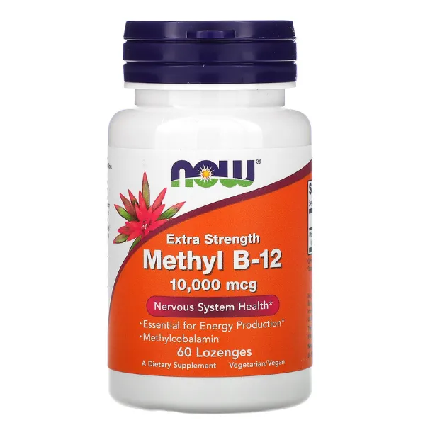 Метил B-12 Now Foods 10000 мкг в таблетках 60 шт.