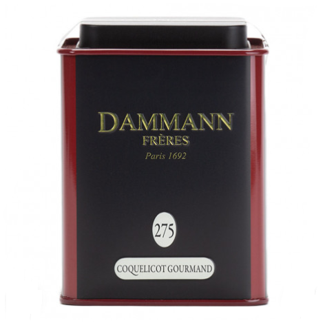 Чёрный листовой чай Dammann Frères Coquelicot Gourmand 80 г