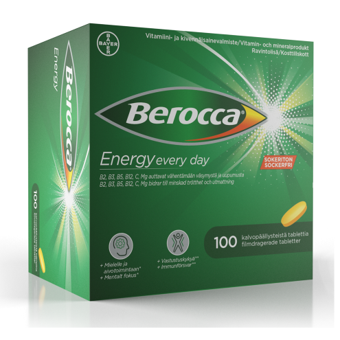 Витаминно - минеральный комплекс Berocca Energy в таблетках 100 шт.
