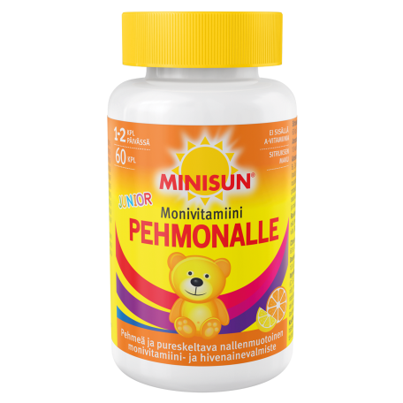 Мультивитамины Minisun Pehmonalle Junior в капсулах с цитрусовым вкусом 60 шт.