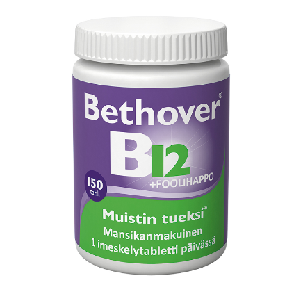 Витамины Bethover В12 + фолиевая кислота 150 шт.