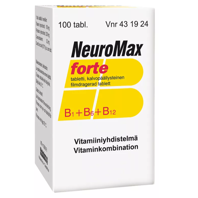 Витамины группы B для нервной системы Neuromax Forte в таблетках 100 шт.