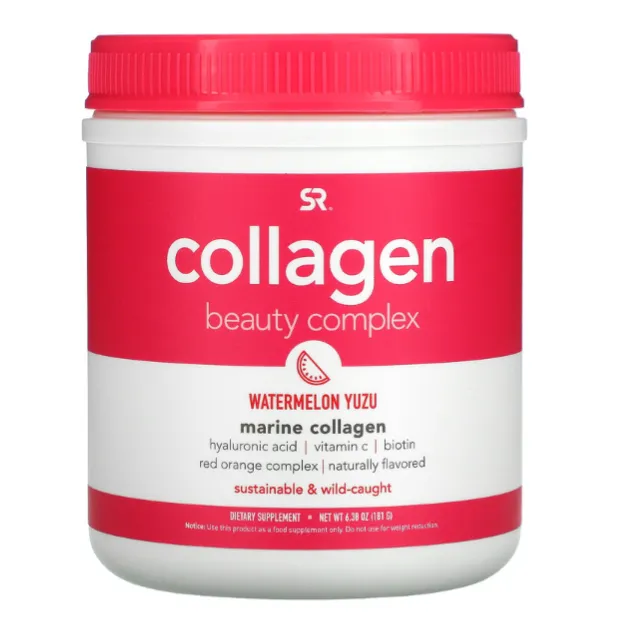 Морской коллаген Collagen Beauty Complex Sports Research со вкусом арбуза 181 г
