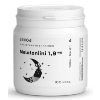 Пищевая добавка Ainoa Melatoniini 1,9 мкг от бессонницы в капсулах 100 шт.