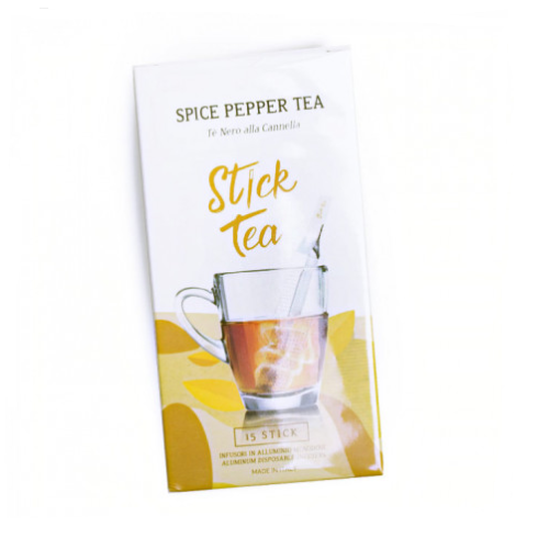 Чёрный чай в стиках со специями и корицей Stick Tea Spice Pepper 15 шт