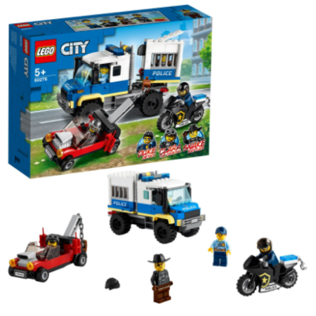 Конструктор LEGO City Police Транспорт для перевозки преступников 60276