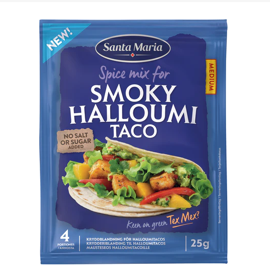 Специи Santa Maria Taco Smoky Halloumi medium 25г