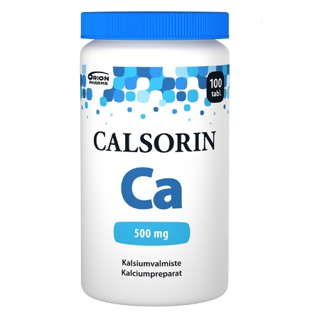 Кальций Orion Pharma Calsorin 500 мг в таблетках 100 шт.
