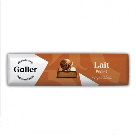 Шоколадный батончик Galler Milk Praliné 70 г