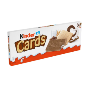 Печенье Kinder Cards с начинкой 128г