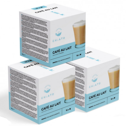Набор кофе в капсулах для кофемашин NESCAFÉ® Dolce Gusto® CHiATO Café au Lait 3 x 16 шт