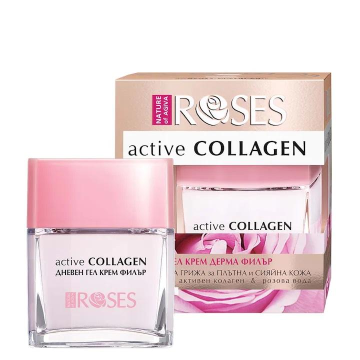 Active Collagen дневной гель-крем дерма филлер