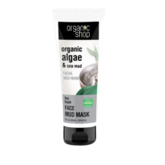 Грязевая маска для лица Organic Shop Algae & Sea mud 75мл 
