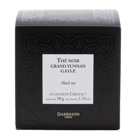 Чёрный чай в пакетиках Dammann Frères Grand Yunnan G. F. O. P. 25 шт