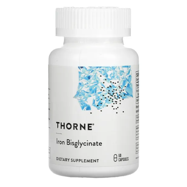 Бисглицинат железа Thorne в капсулах 60 шт.
