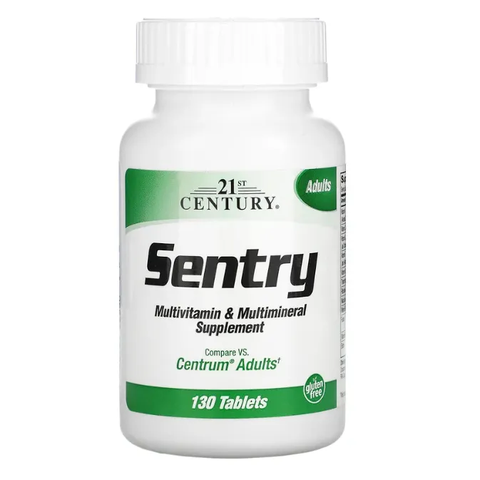 Мультивитамины и мультиминералы Sentry 21st Century в таблетках 130 шт.