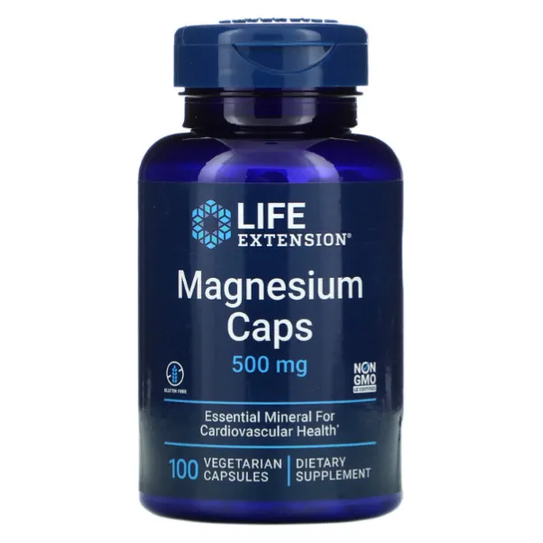 Магний Life Extension 500 мг в капсулах 100 шт.