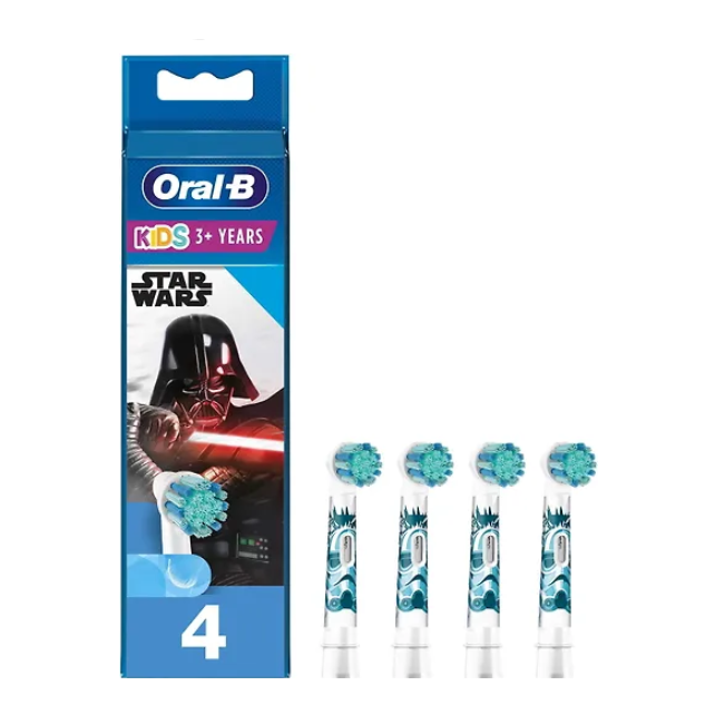 Насадки для зубных щеток Oral-B Kids Star Wars (4 шт.), Oral-B Kids Star Wars, Oral-B